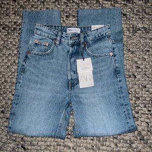 Zara Jeans Hi-Rise Ankle Length